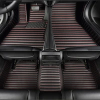 high quality leather car floor mats for Dodge Charger 2014 2015 2016 2017 2018 Custom foot Pads automobile carpet