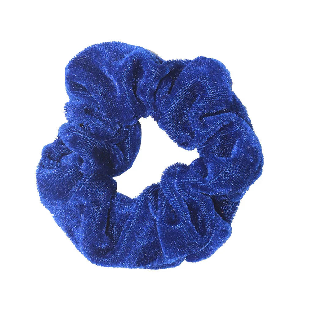 

Velvet Elastic Bands 50Pcs Women Girls Hair Scrunchies Ties Ropes Loops Holder with Gift Bag