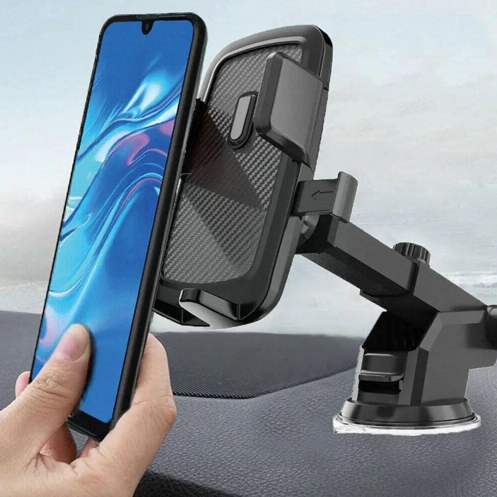 

Автомобильный держатель для телефона на присоске, подставка с креплением для GPS, поддержка мобильного телефона для IPhone 13, 12, 11 Pro, Xiaomi, Huawei, Samsung W2J0