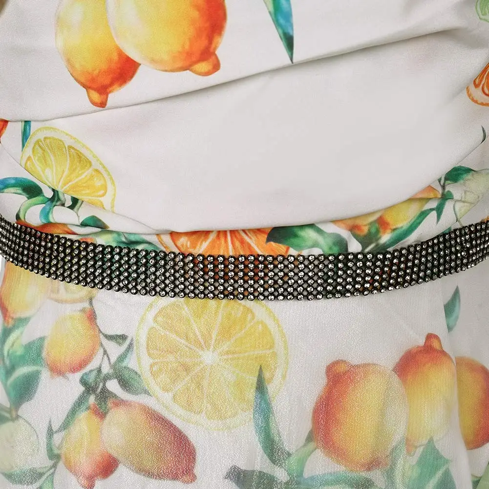 Платье с принтом Aerith Citrus парик аниме-игра Final косплей Fantasy VII наряды для ролевых