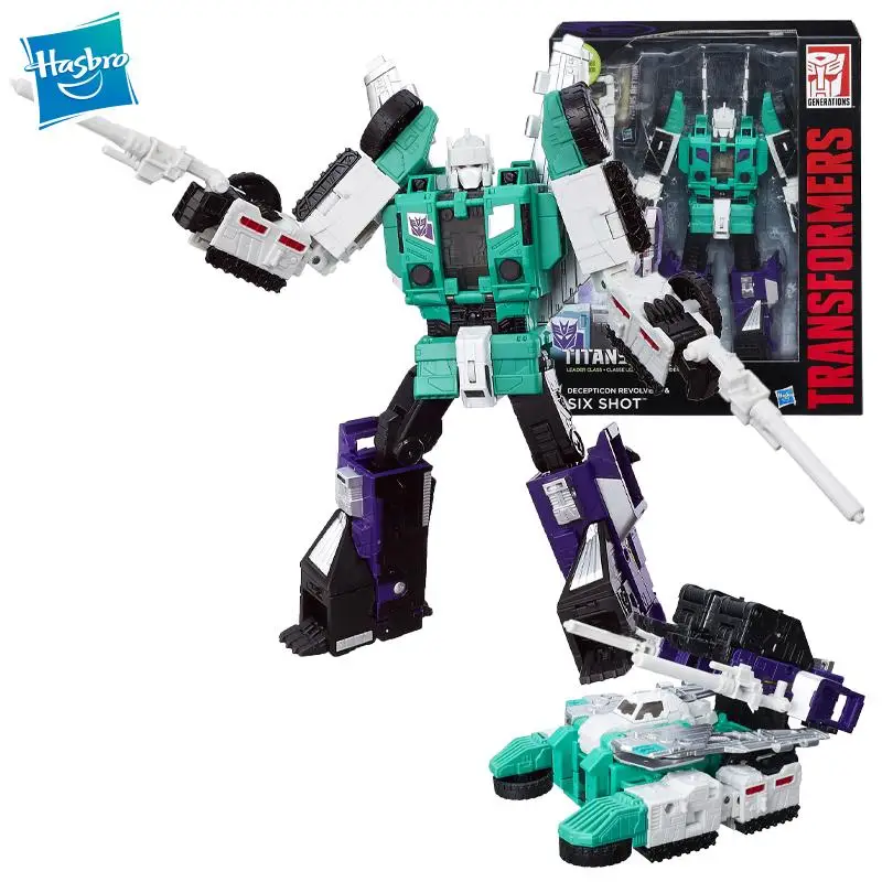 

Six Shot 6-Mode Model Hasbro Transformers Generations Titans Return Decepticon Revolver Action Figure