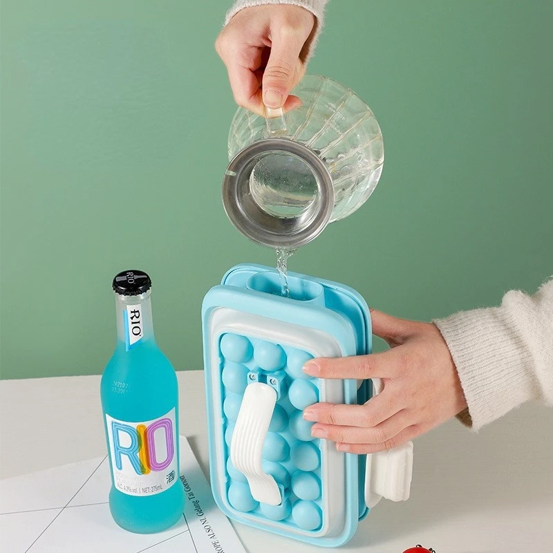 

Чайник для приготовления шариков с шайбой, портативный чайник для хоккея с шайбой, форма для замороженного кубика льда, быстрая заморозка, к...