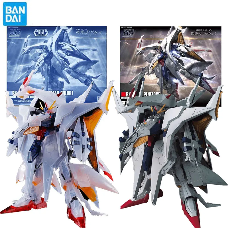 Оригинальная игрушка Bandai Gundam серии 1/144 HG с искусственной Пенелопой и прозрачным