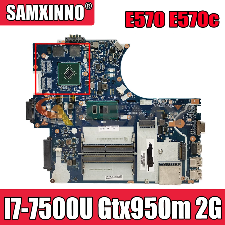 

Akemy для процессора. I7 7500U Gtx950m 2G EC570 mm-a831 материнская плата Lenovo ThinkPad E570 E570c ноутбук ПК плата ОК