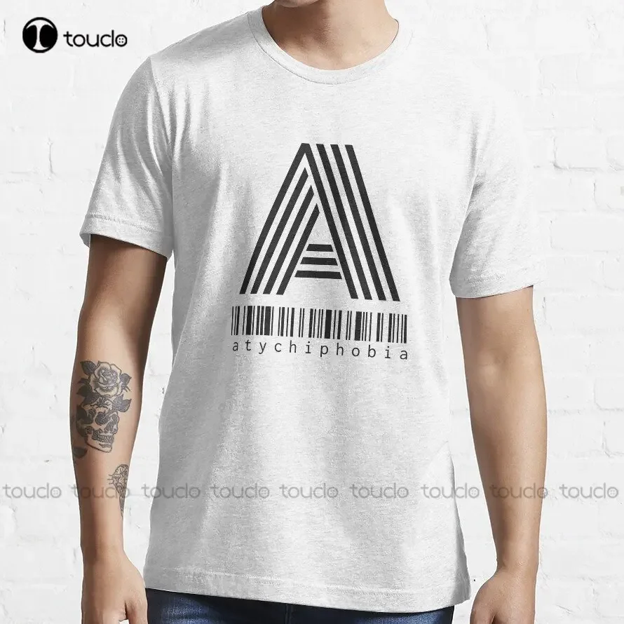 Funny Atychiphobia Essential T-Shirt Sleeveless Shirts For Men Art Streetwear Cartoon Tee Custom Gift