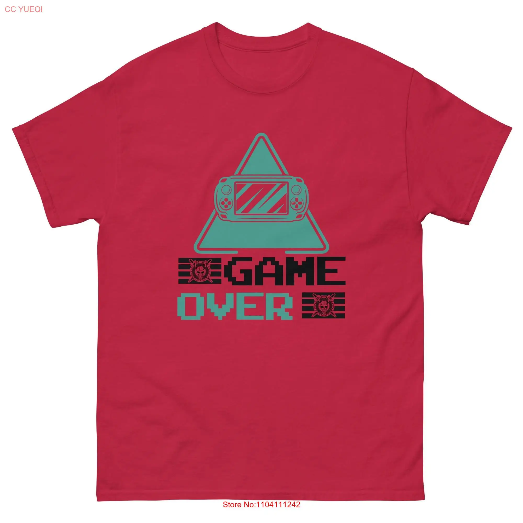 Футболка Game Over в стиле ретро видеозабавная одежда для геймеров ностальгическая