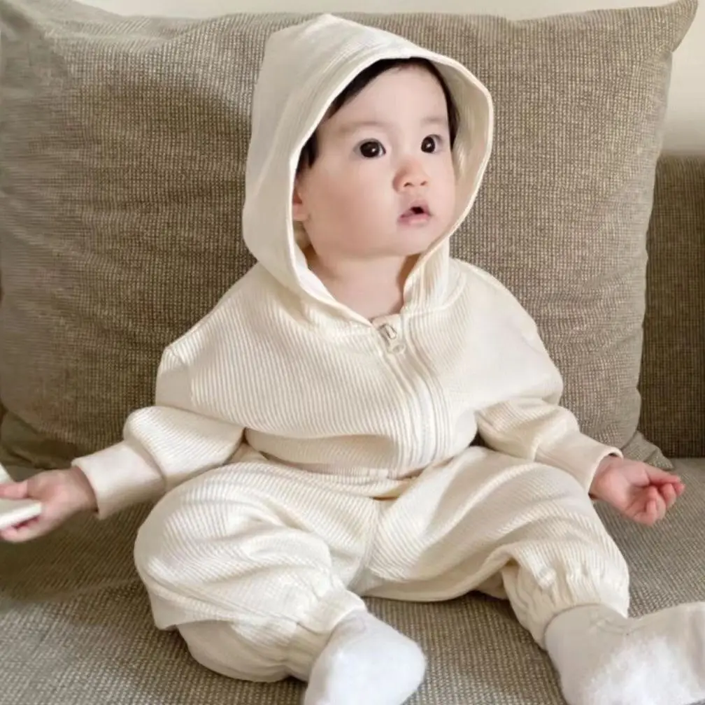

Cute and Handsome Baby Children's Casual Suit Spring and Autumn Baby Boys and Girls' Sweater Pants Set Kids Clothes