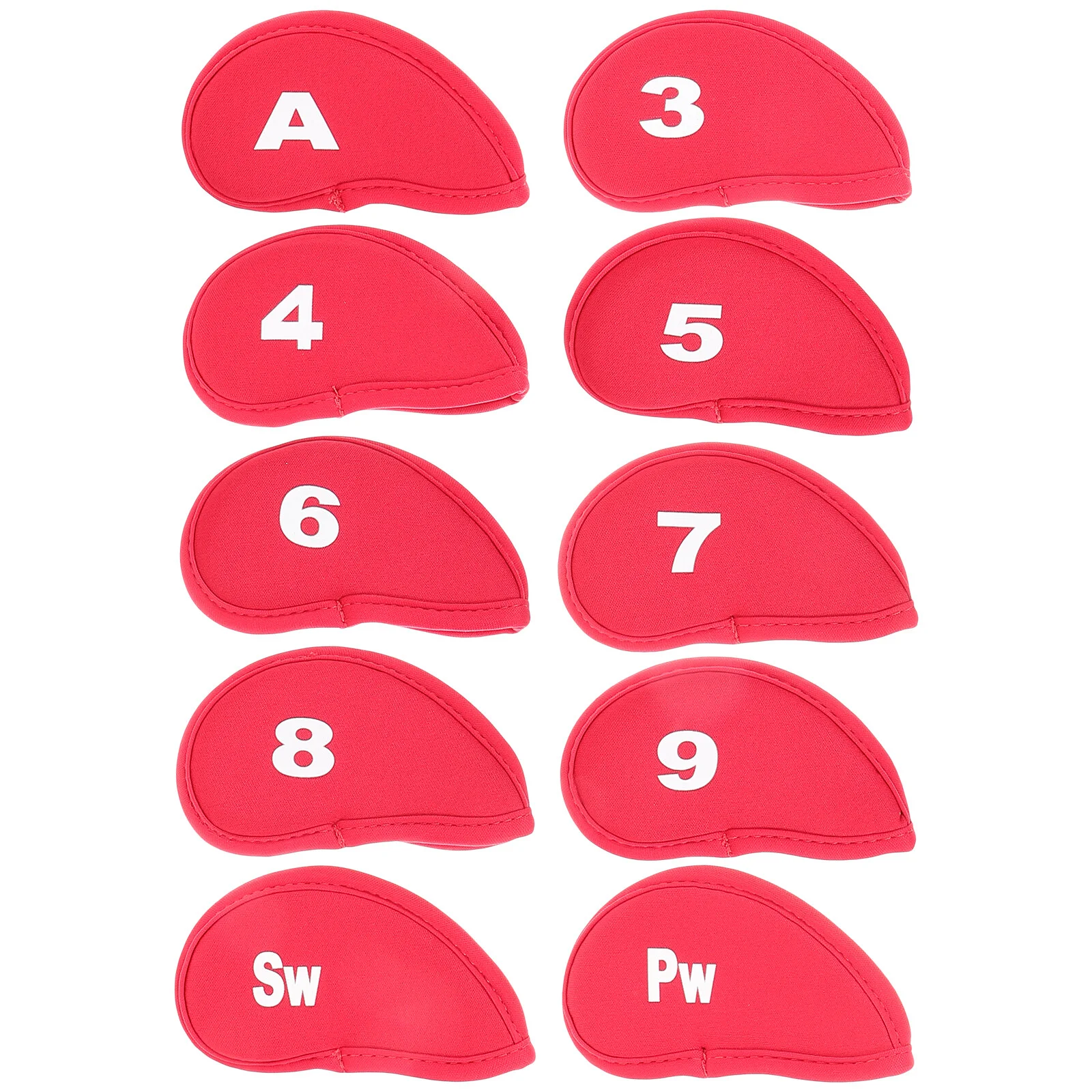 

10 Pcs Golf Bag Accessories Putter Protector Golfs Rod Head Covers Decorative Protective Club Cloth