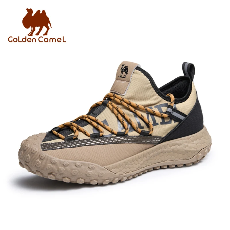 

GOLDEN CAMEL Outdoor Men's Walking Shoes Urban Cushioning Male Sneakers Grip Toe Protection Hiking Shoes for Men 2023 Spring New