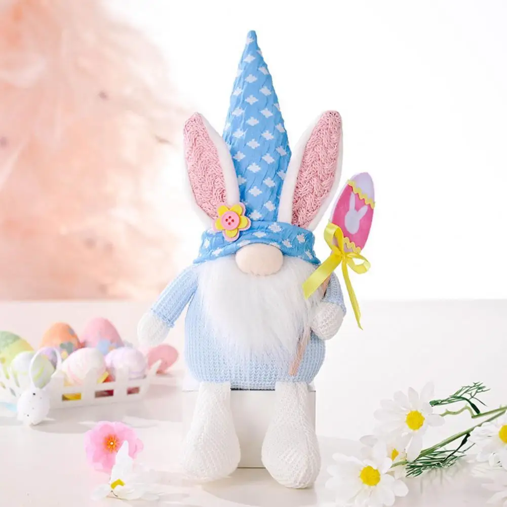 

Plush Rudolph Doll Bunny Ears Dwarf Doll Cute Dwarf Doll Ornament