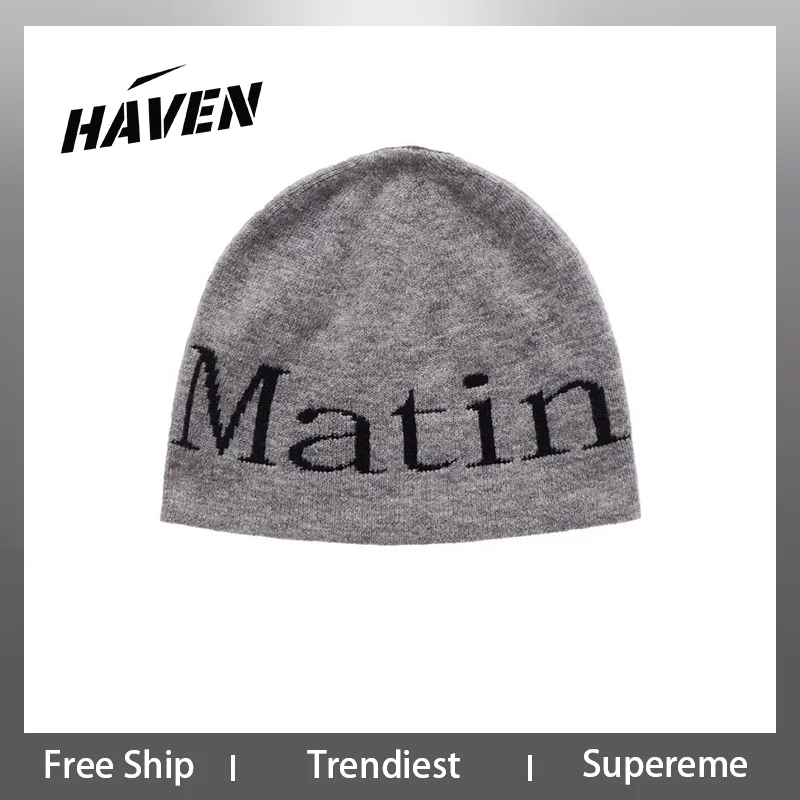 

Haven Winter Knit Wear Matin Kim Beanie for Women Men Unisex Accessories Designer Brand Chic Fashion Street Style Warm Hat