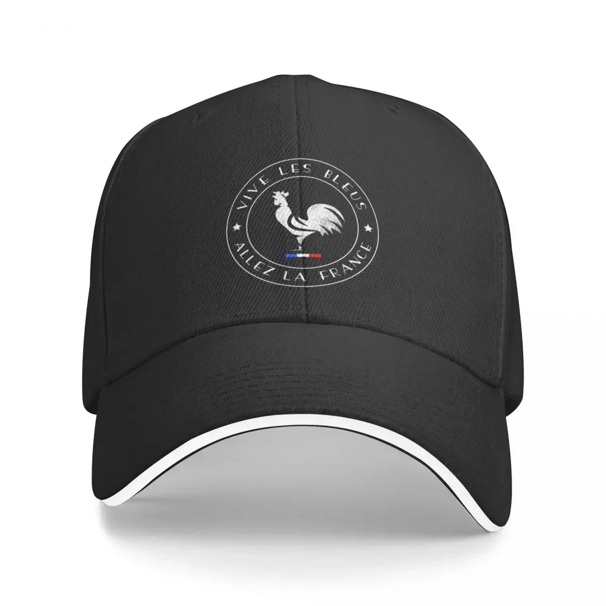 Allez la France Vive les Bleus Gallic Rooster Two Stars Бейсбольная кепка Уличная модная женская пляжная