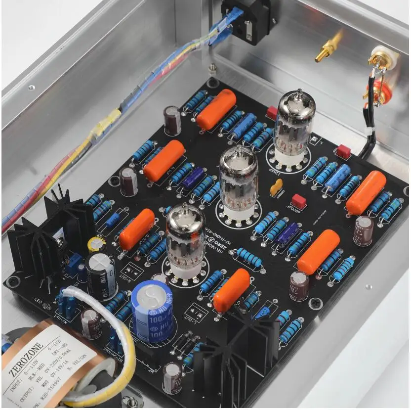 Классическая схема - ламповый предусилитель Maran 7 (M7) фонографный усилитель полная