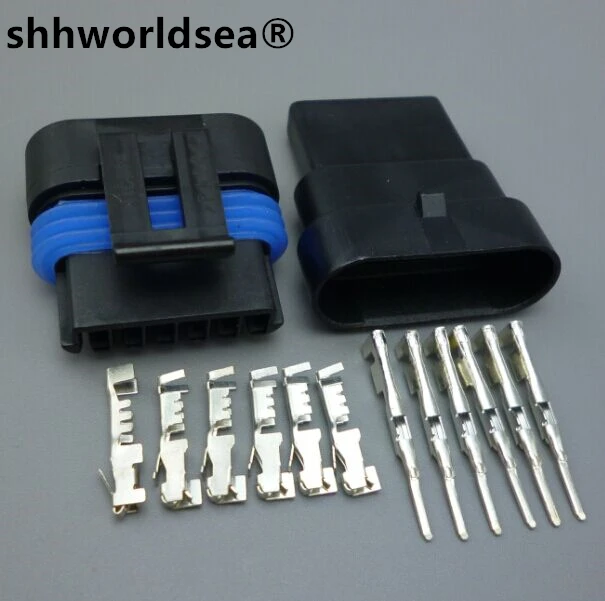 Shhworldsea 6 Pin 12066317 12162261 Metri-Pack 150 2 герметичный TPS плоский гнездо педали акселератора