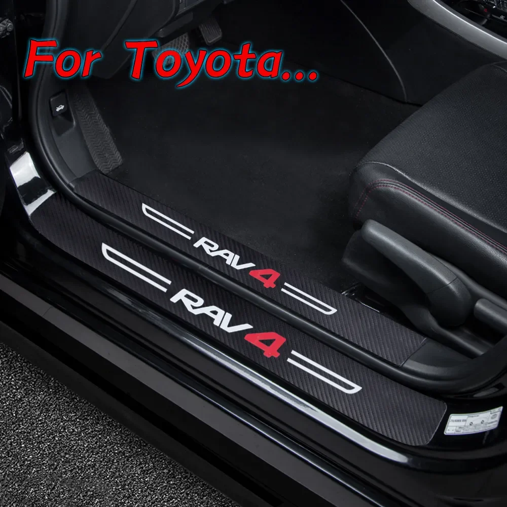 

Door Threshold Sill Sticker Protective Film For Toyota RAV4 Vanguard XA10 XA20 XA30 XA40 XA50 Accessories