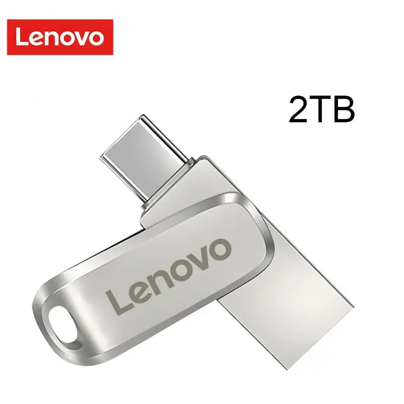 

Lenovo ThinkPad USB3.0 Flash Drive 2TB 1TB 512GB 256GB Type-C 2 In 1 OTG PenDrive 128GB High Speed Portable storage USB Disk
