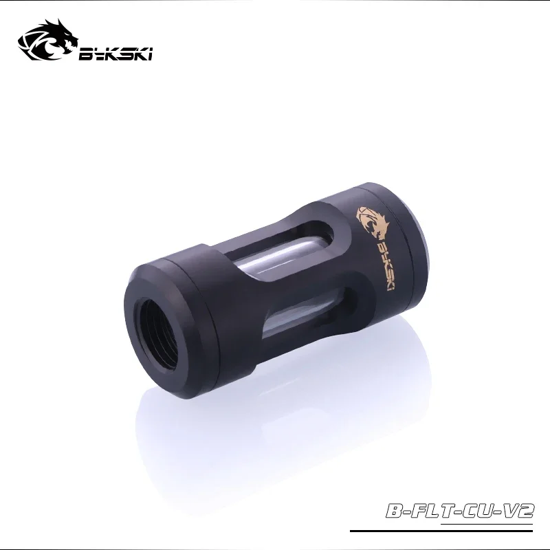 Bykski двойной G1/4 Металлический + акриловый фильтр система водоснабжения