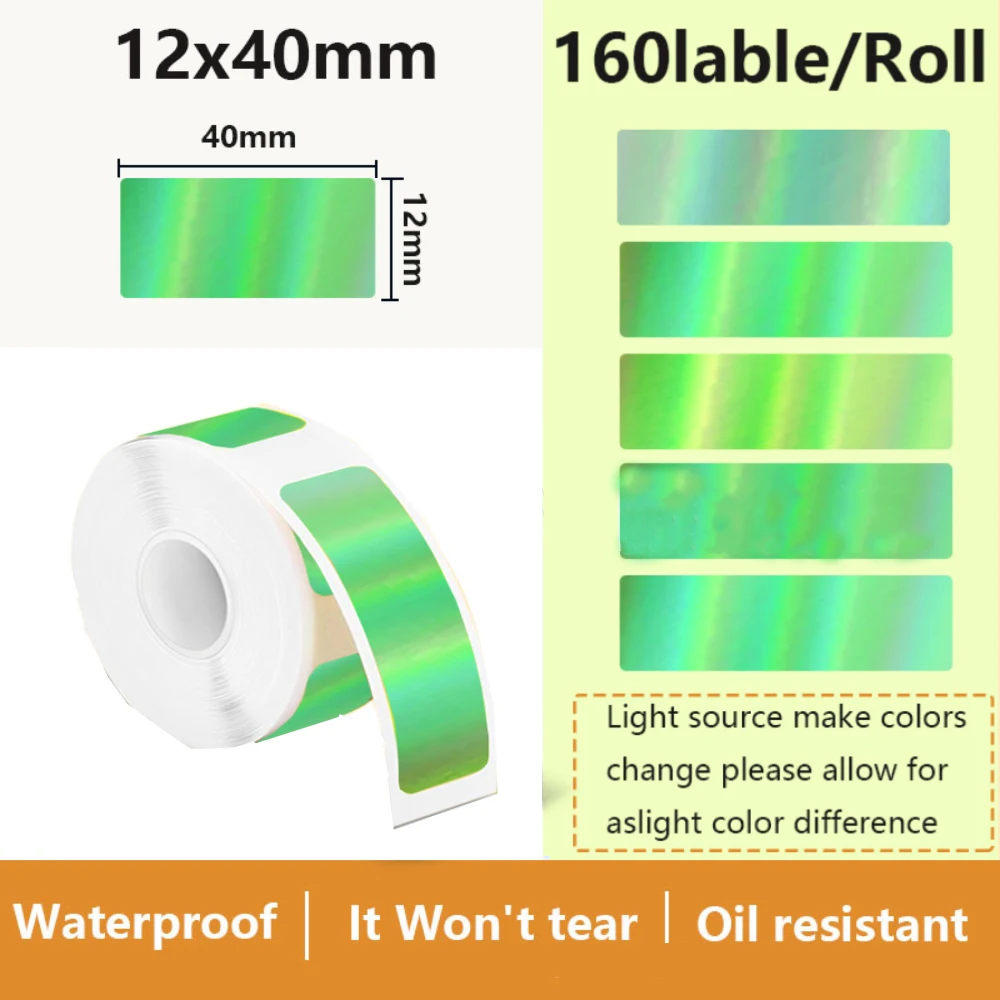

Голографические наклейки OBESTDA 12*40 мм для термопринтера