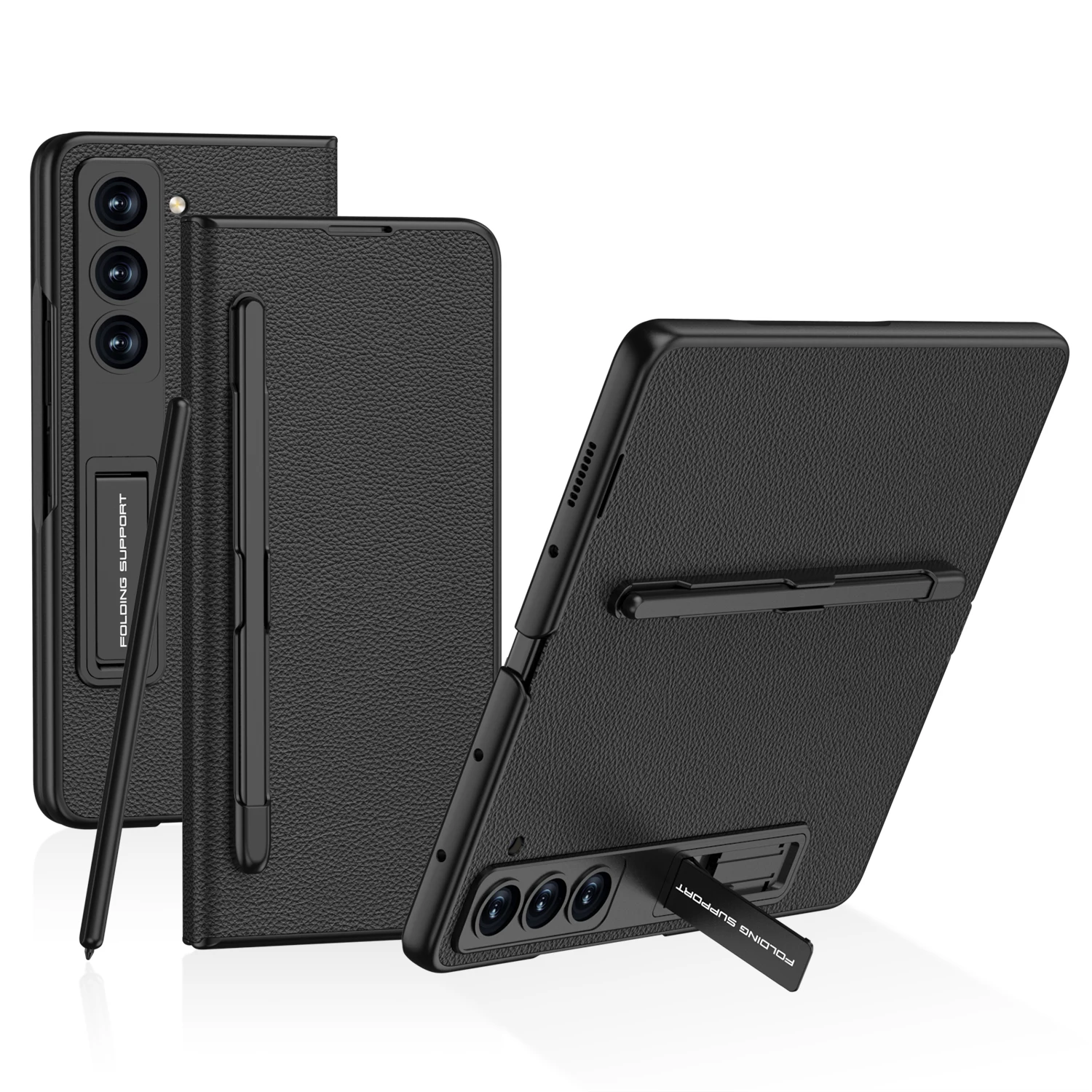 

Кожаный чехол-книжка с подставкой для Samsung Galaxy Z Fold 5
