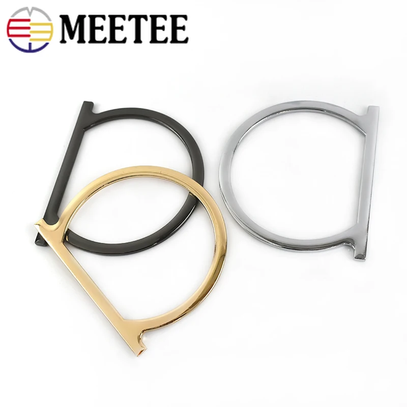 Meetee 2/4 шт. ID8.5cm металлическая сумка с ручками и пряжкой сумочка рама ручная тяга