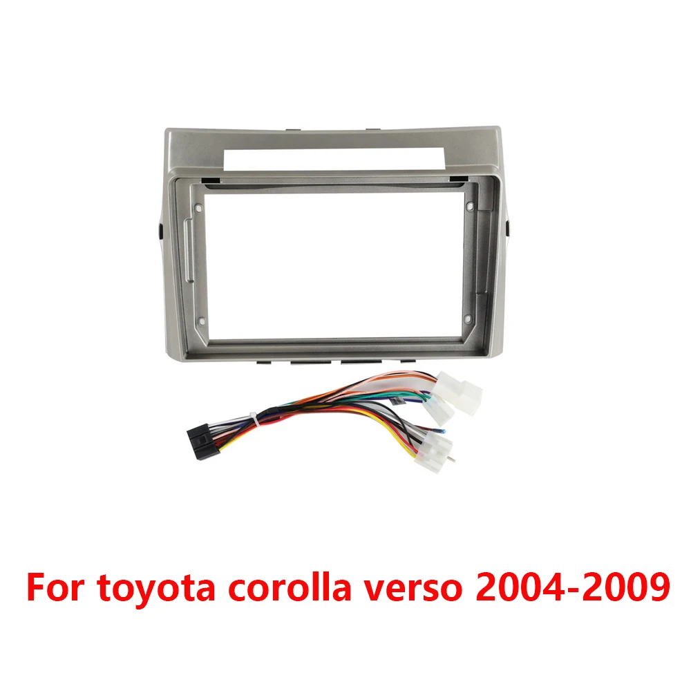 

For toyota corolla verso 2004-2009 Android Car Radio Panel Fascia Frame Optional Accessories Power Cord CANBUS