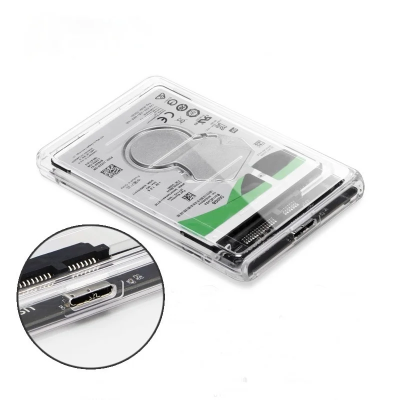 

Mobile Hard Disk Box 2.5-inch USB3.0 SATA Serial Notebook External Solid-State Mechanical SSD Hard Disk Box Type-C 6Gbps