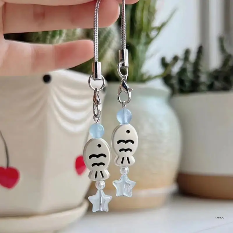 Модный кулон с рыбой подвеска для телефона уникальный брелок рыбой-луцианом