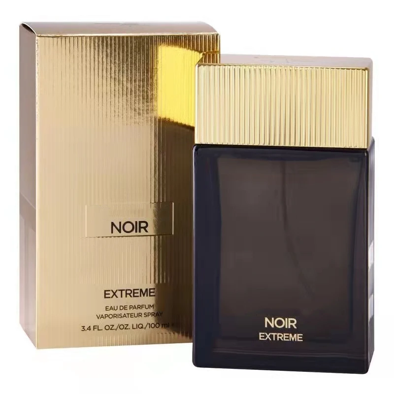 

Parfum for Men Noir Extreme Black Parfum Bottle Woody Fragrance Long Lasting Body Spray Men's Cologne Original