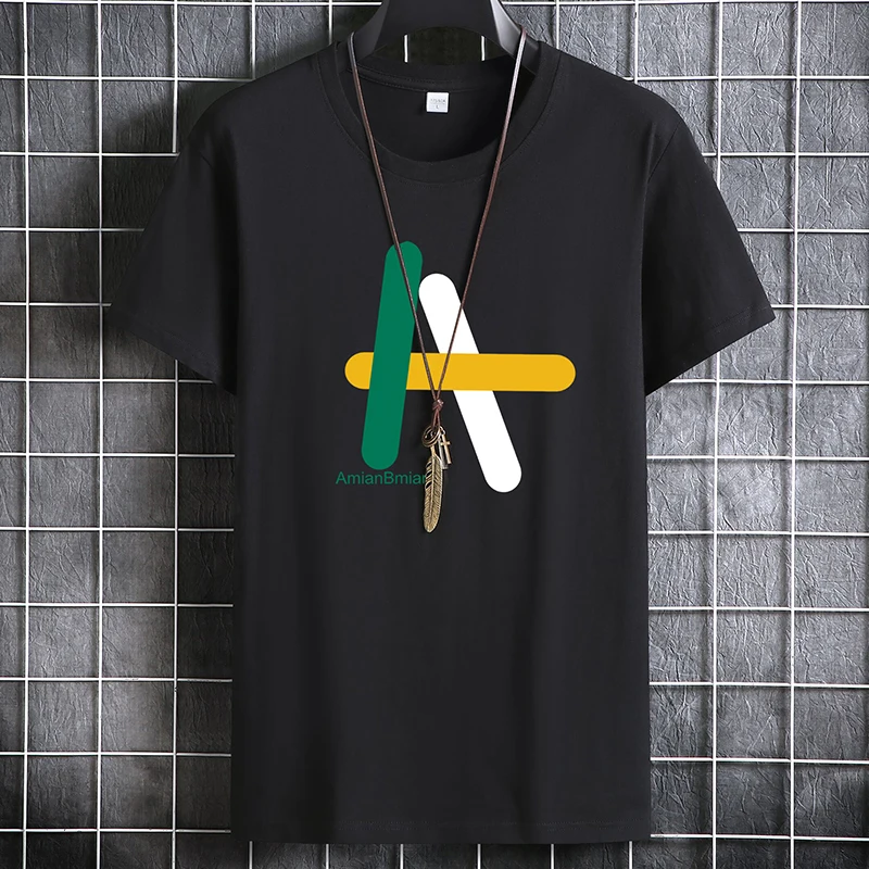 

2022 Summer Men T-shirt Short Sleeve Tops Trendy Casual Increase Male Tshirts Gym Slim Fitness Tees Men Clothing T Shirts