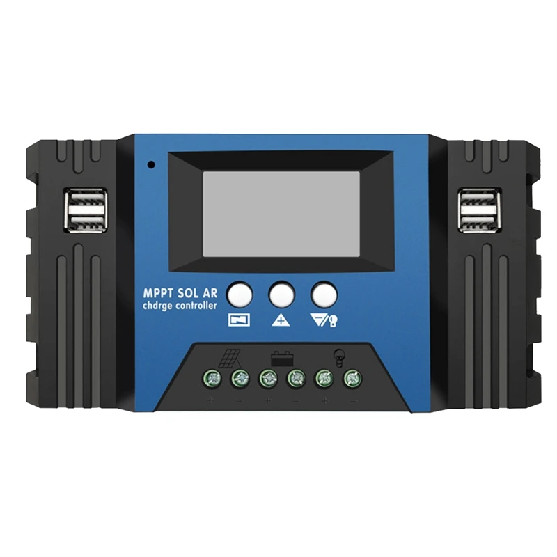 

Двойной USB ЖК-дисплей, интеллектуальный регулятор заряда солнечной батареи с нагрузкой 12 В 24 В