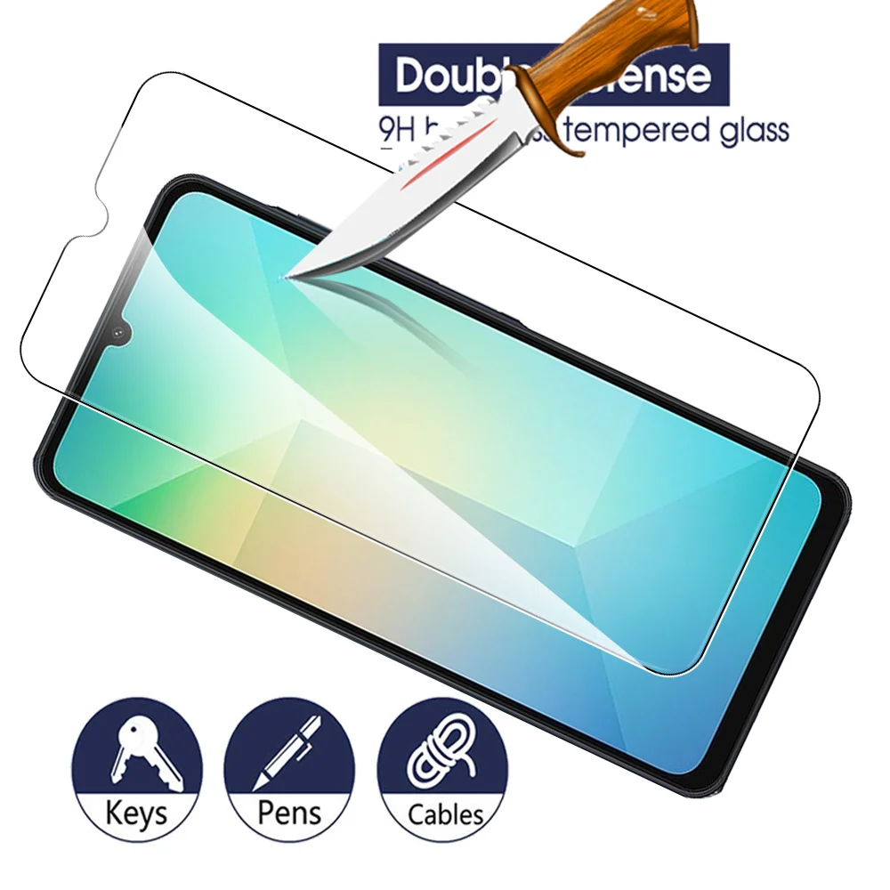 Закаленное стекло 8IN1 для Samsung Galaxy A06 4G Защитная пленка экрана Пленка камеры A 06 06A 6 7