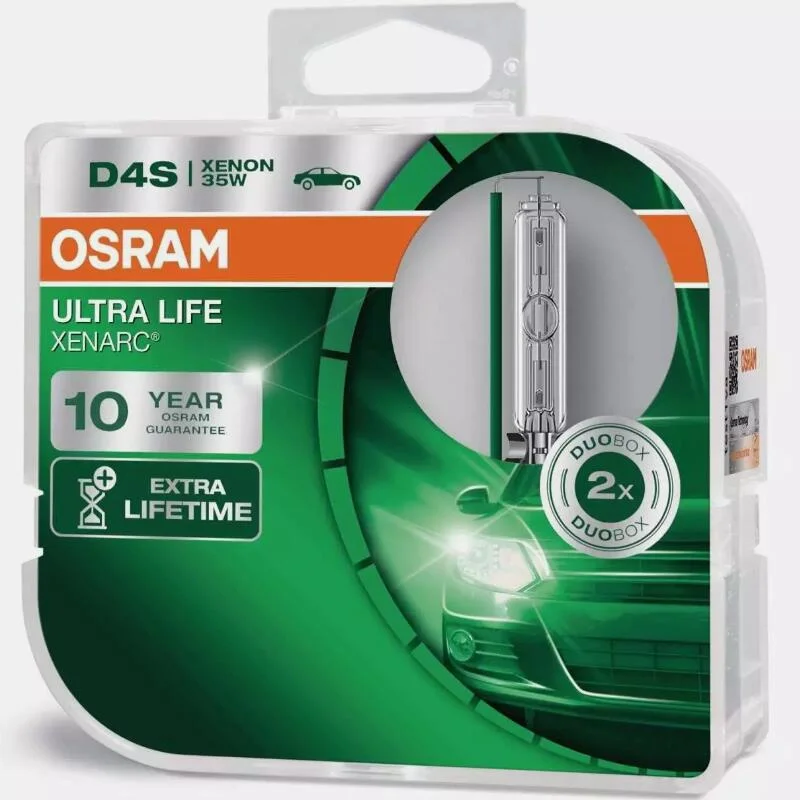 Бесплатная доставка, 1 пара ксеноновых HID ламп Osram D1S D2S D3S D4S ULTRA LIFE XENARC с длительным сроком службы, 10 лет гарантии, сделано в германии (art.: 3920c999446cb) - 3920c999446cb