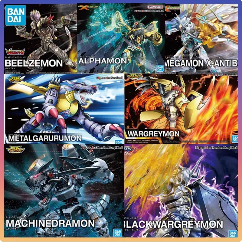 

Bandai Digimon Adventure War Greymon Metal Garurumon Mugendramon Shine Greymon Anime Figures Model Build Model Toys