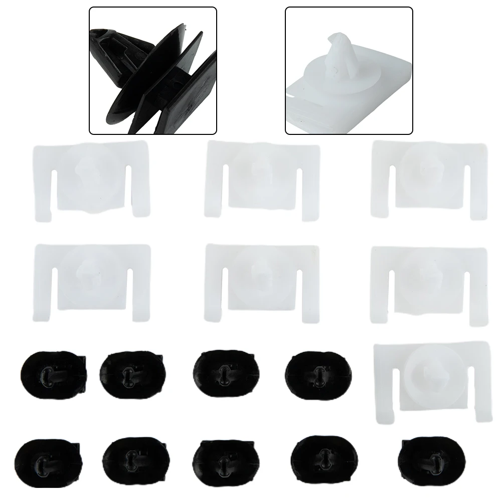 

16pcs Car Side Skirt Clips 92138807, 92138808 For Holden VE VF Commodore ABS Clips/Fasteners Side Skirt Clips For Vehicles
