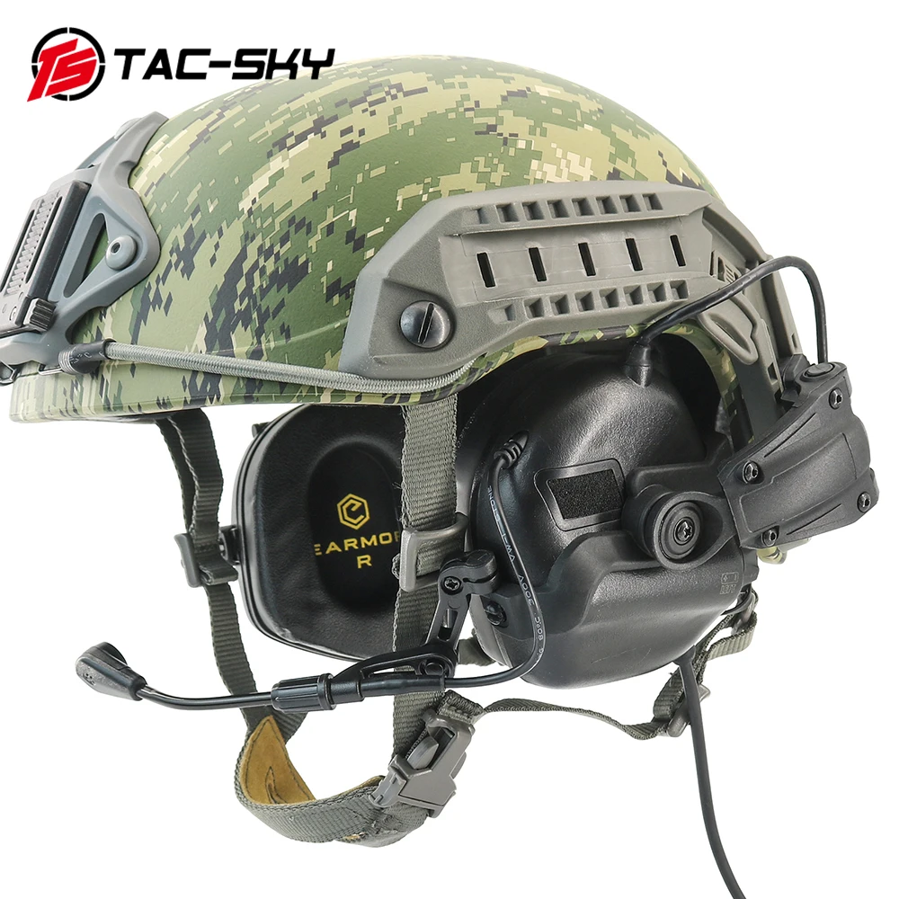 TS TAC-SKY Tactical Helmet Rail Adapter ARC/WENDY/MTEK Rail Compatible with EARMOR M32-MOD3 / M32H-MOD3 Civilian Headset