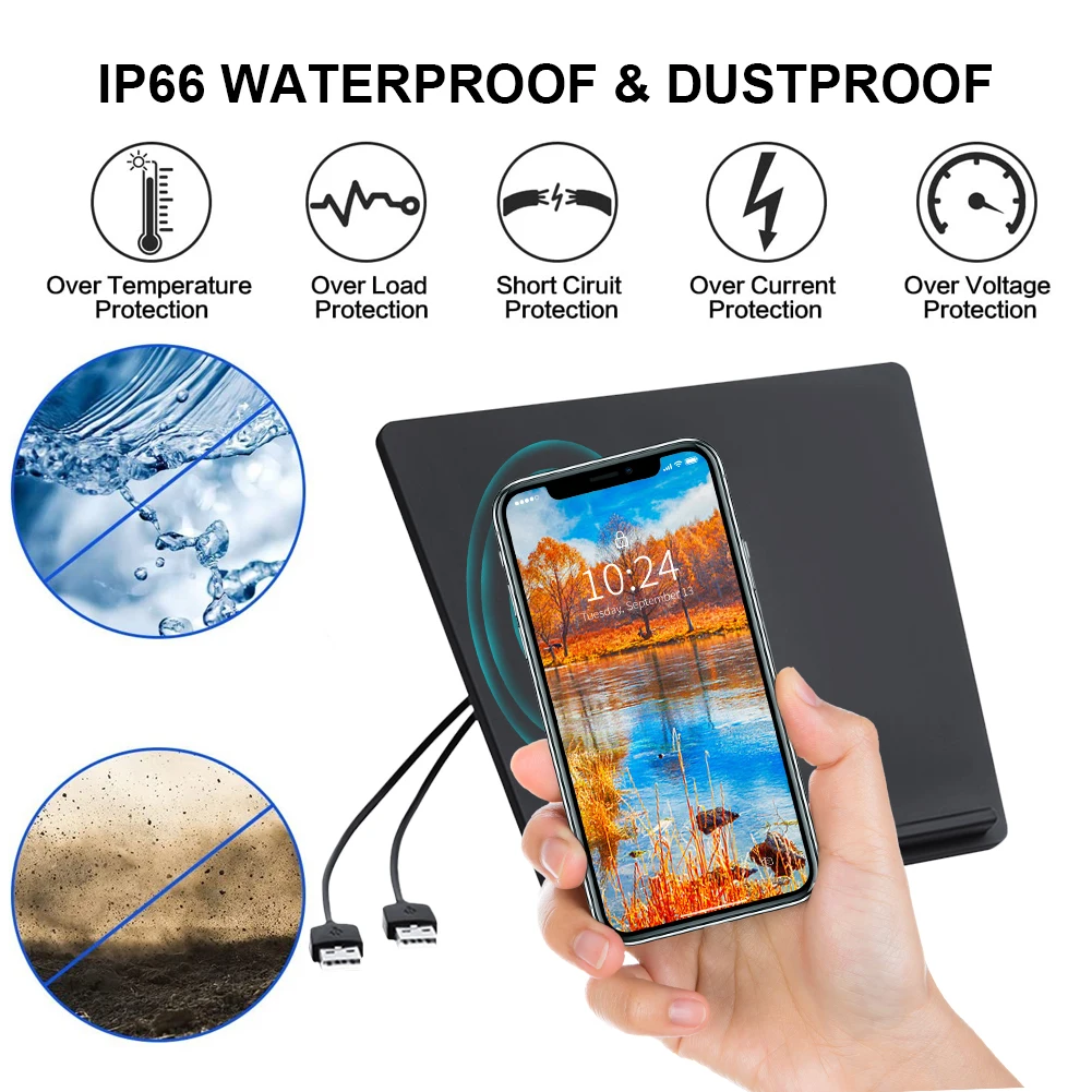 

Коврик для беспроводного зарядного устройства Tesla Model 3, 10 Вт, противоскользящие автомобильные аксессуары, беспроводное зарядное устройство, аксессуары для быстрой зарядки центральной консоли