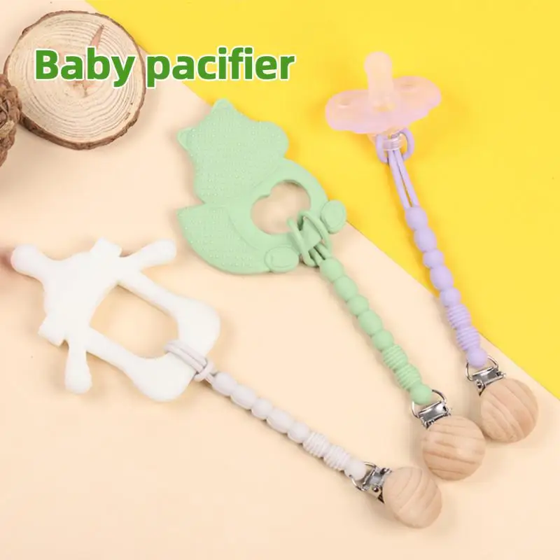 

Удобная прочная Соска-пустышка для детей, безопасный Универсальный держатель для соски-пустышки для прорезывания зубов, Детские предметы первой необходимости, успокаивающий