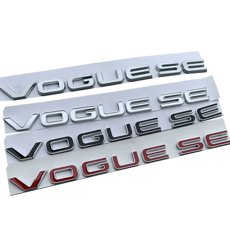 

3D ABS черный значок багажника автомобиля Наклейка буквы наклейка Voguese Логотип Эмблема Для Land Range Rover HSE SCV6 SDV8 2023 автомобильные аксессуары