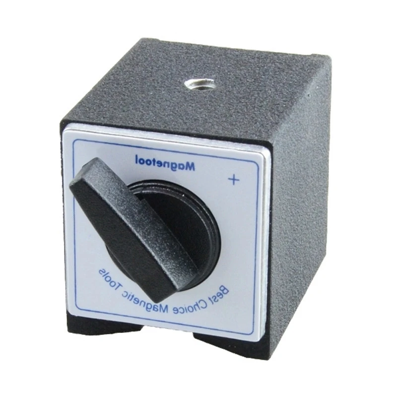 

M5 Screw Hole Mini Type 30Kg Holding Force Switch On Off Dial Indicator Gauge Stand Holder Magnetic Base Shaft Support