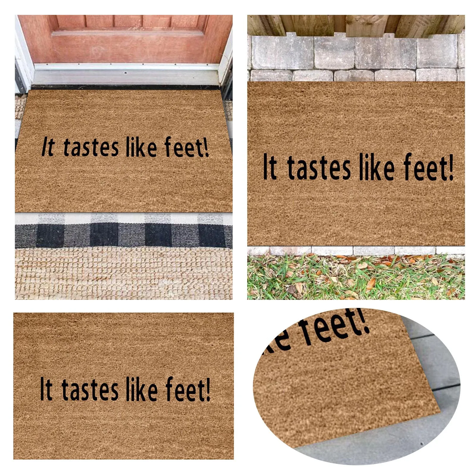 

40x60cm Bathroom Kitchen Floor Mat Welcome Printed Home Letter Front Door Mat Doormat Anti Slip Floor Mats For Living Rooms