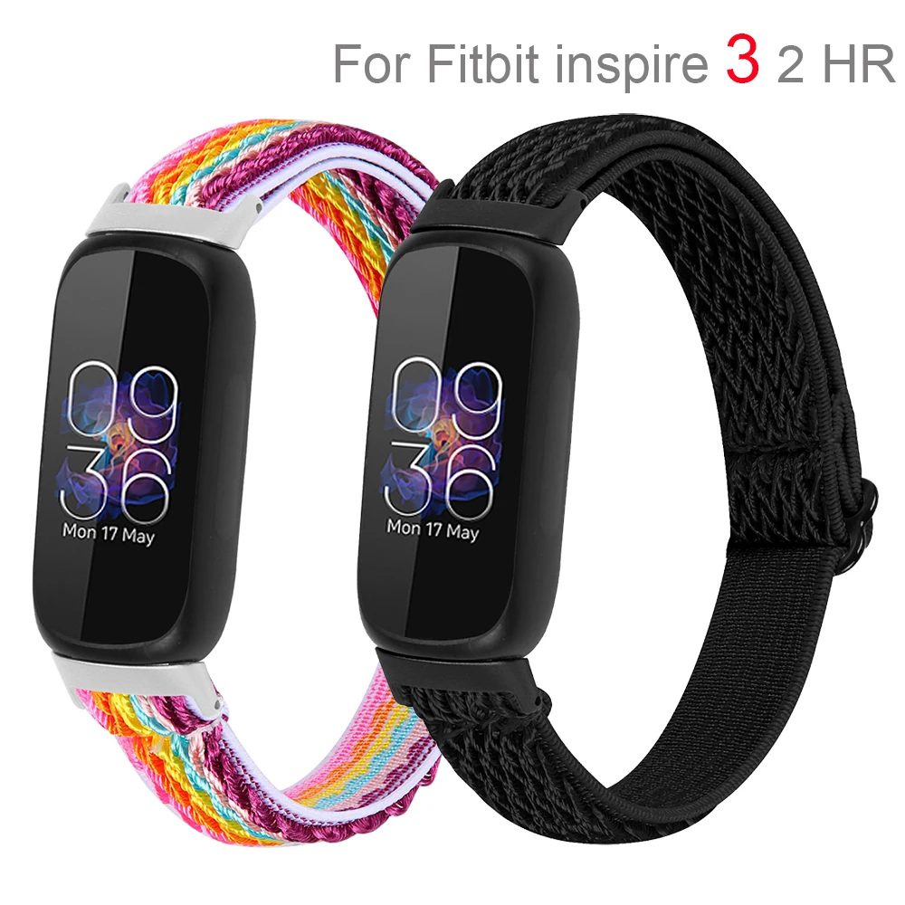 Essidi New Braided Nylon Band Loop For Fitbit inspire 3 2 Sports Elastic Watch Bracelet Strap For Fitbit inspire HR