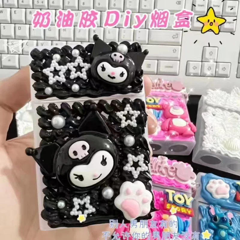 

Sanrio чехол для сигарет с изображением Мелоди и корицы, ручная работа, подарок на день рождения, Хэллоуин, Рождество, для парня