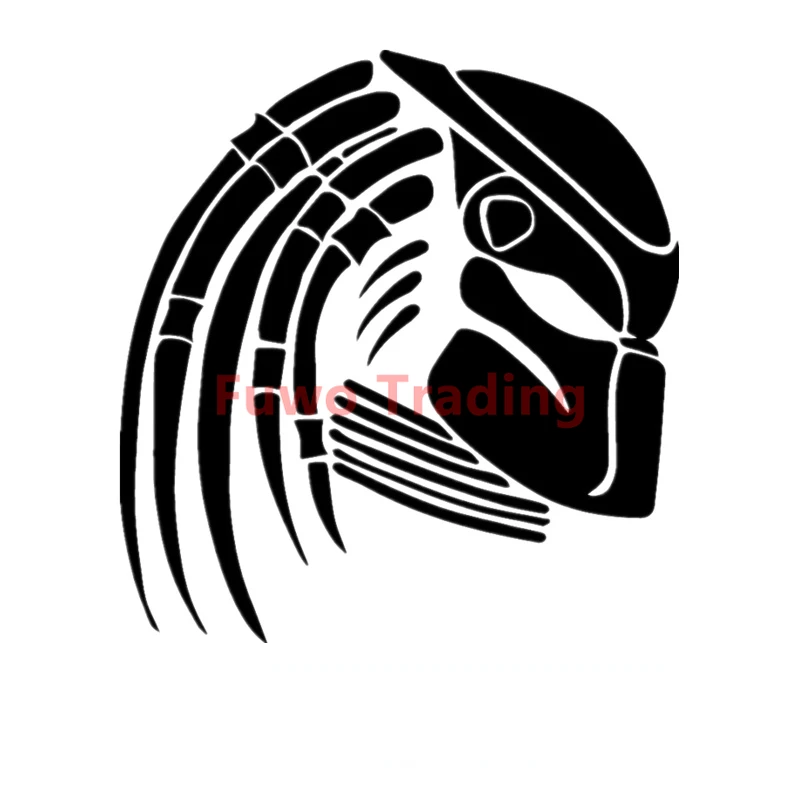 

Fuwo Trading Personality Car Stickers Decor Motorcycle Decals Predator Decorative Accessories Creative Sunscreen Waterproof PVC