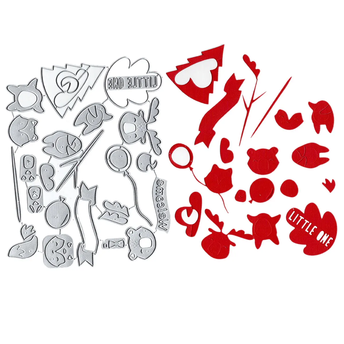 

Deer metal cutting dies cut die mold decorate Scrapbook paper craft knife mould blade punch stencils dies