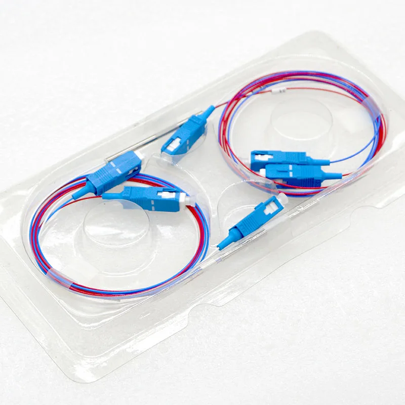 10 шт. Новый 0 9 мм SM SC UPC APC 1x2 мини стальная трубка вытяжной конусный