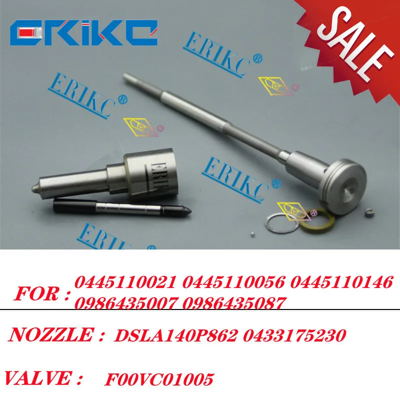 

ERIKC 0445110146 0445110021 Клапан F00VC01005 Форсунка DSLA140P862 0433175230 Ремкомплект форсунок для RENAULT:7700107165 8200212715