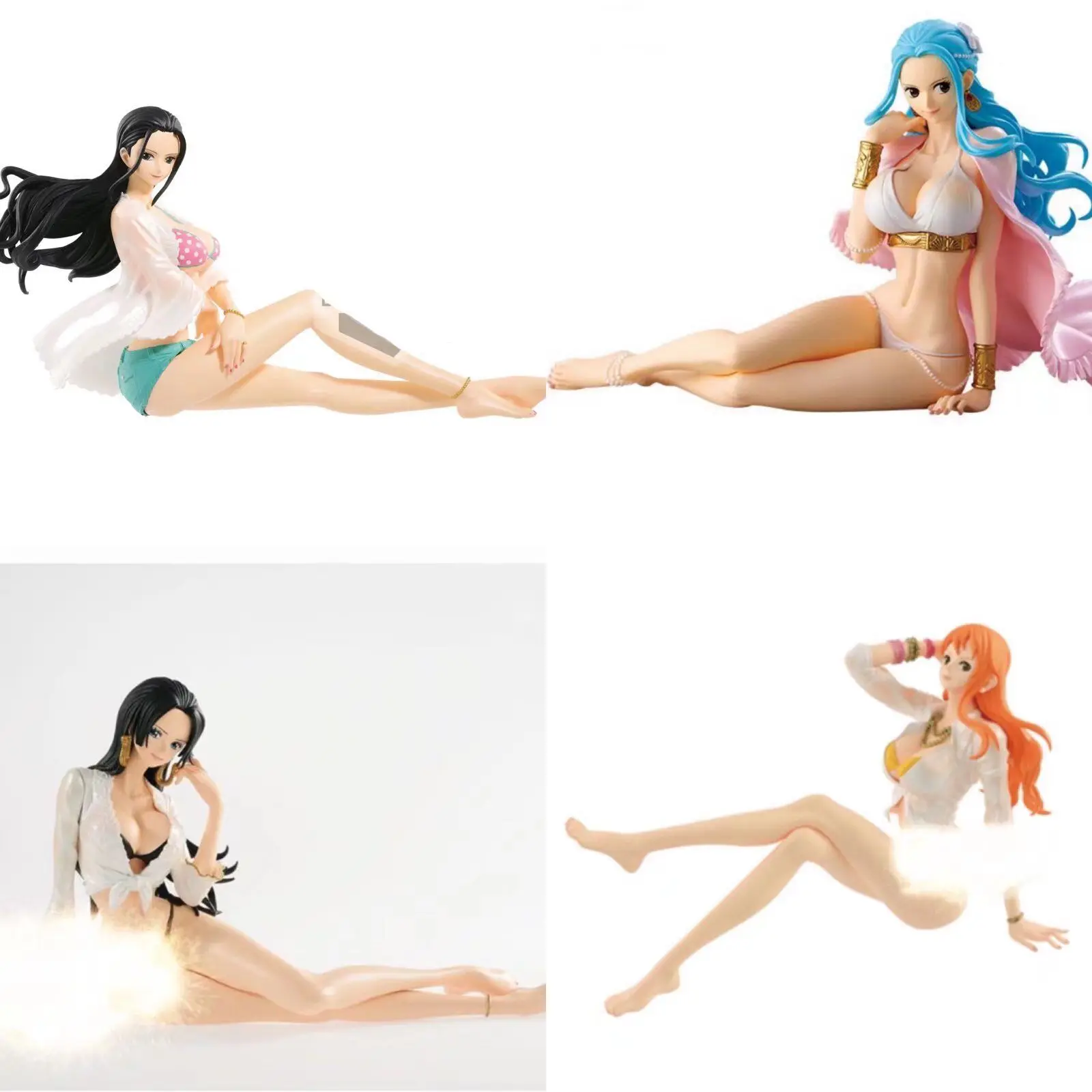 

One Piece VIVI Boa·Hancock Robin Nami PVC Figure Toys Dolls Gifts for Children 10CM