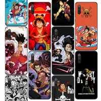luffy one piece fashion anime phone case for xiaomi redmi note 10 10s 9 9s 8 8t 11s 11 pro 7 5 9t 9c 9a 8a 7a 6a 6 fundas cover