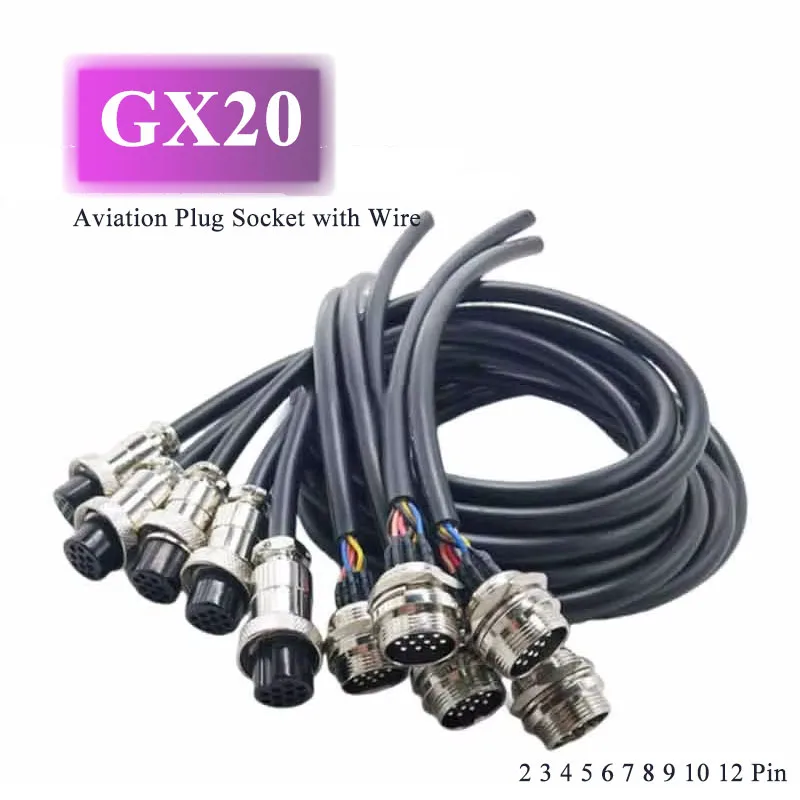 

DIVEDEER GX20 авиационный разъем с проводом 7-20A 250V