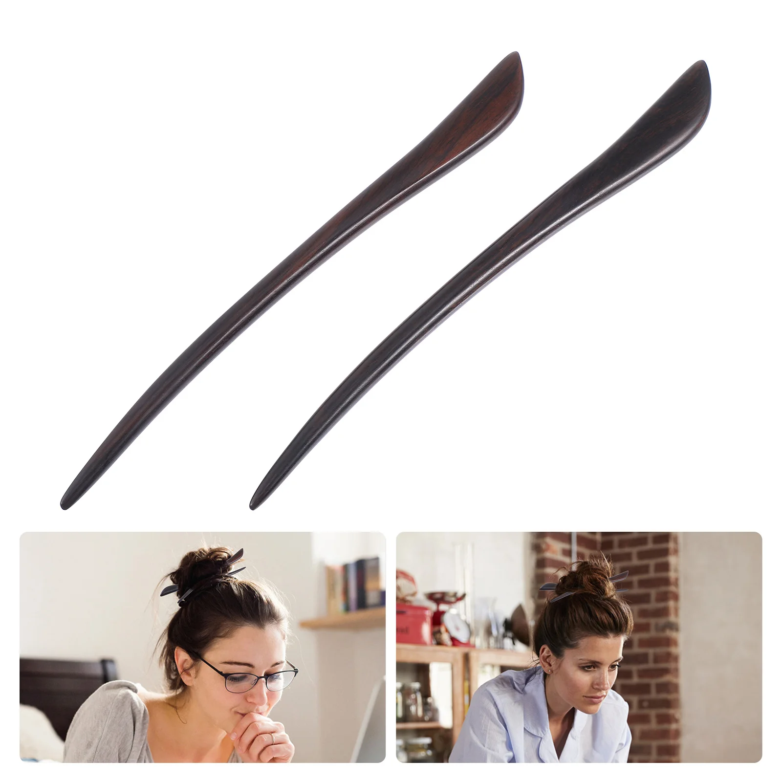 

Hairpin Ancient Fork Traditional Headpiece Chopstick Oriental Vintage Headdress Bride Tiara